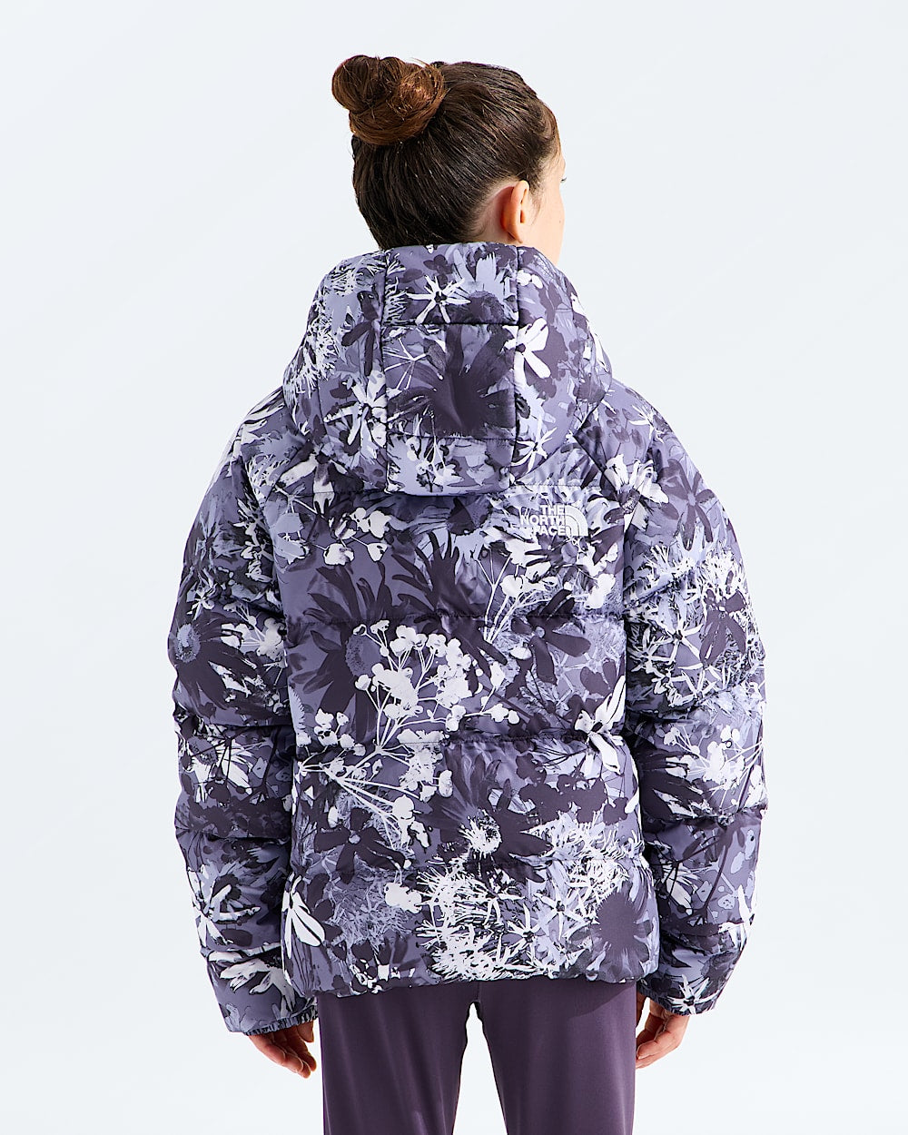 Girls’ Hydrenalite™ Down Hooded Jacket—Print