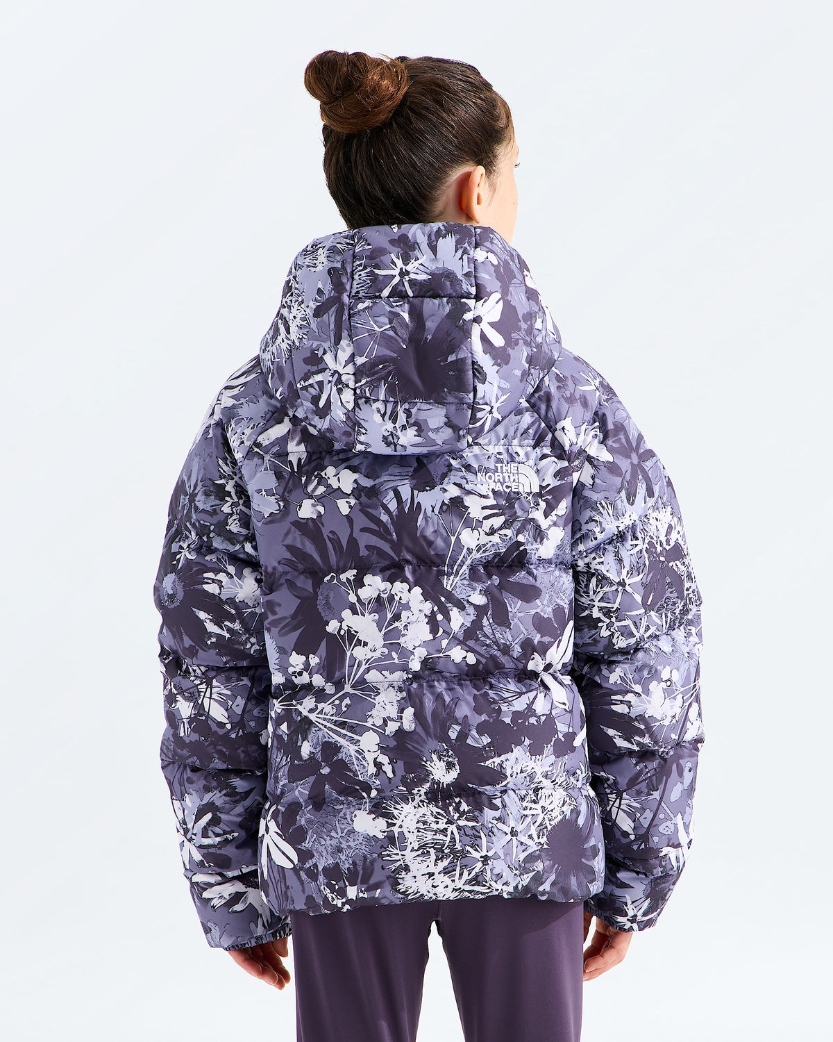 Girls’ Hydrenalite™ Down Hooded Jacket—Print