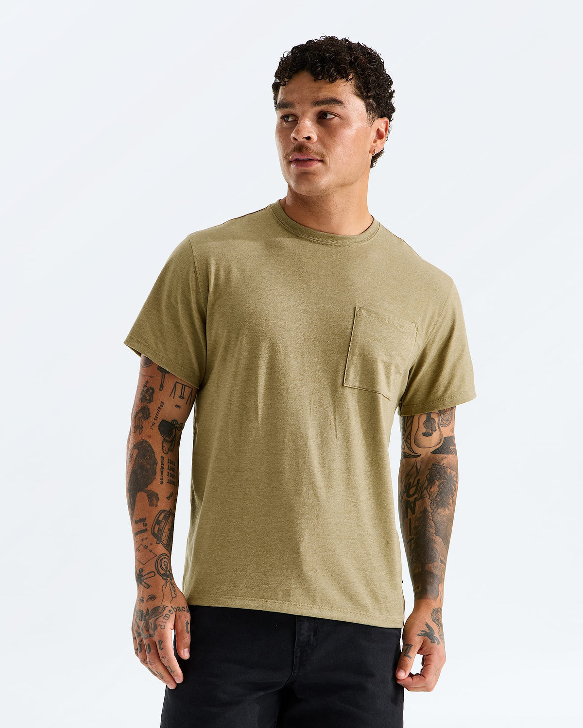 Men’s Tri-Blend Short-Sleeve Pocket Tee