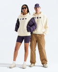 Unisex Explorer Badges Relaxed Hoodie—Graphic
