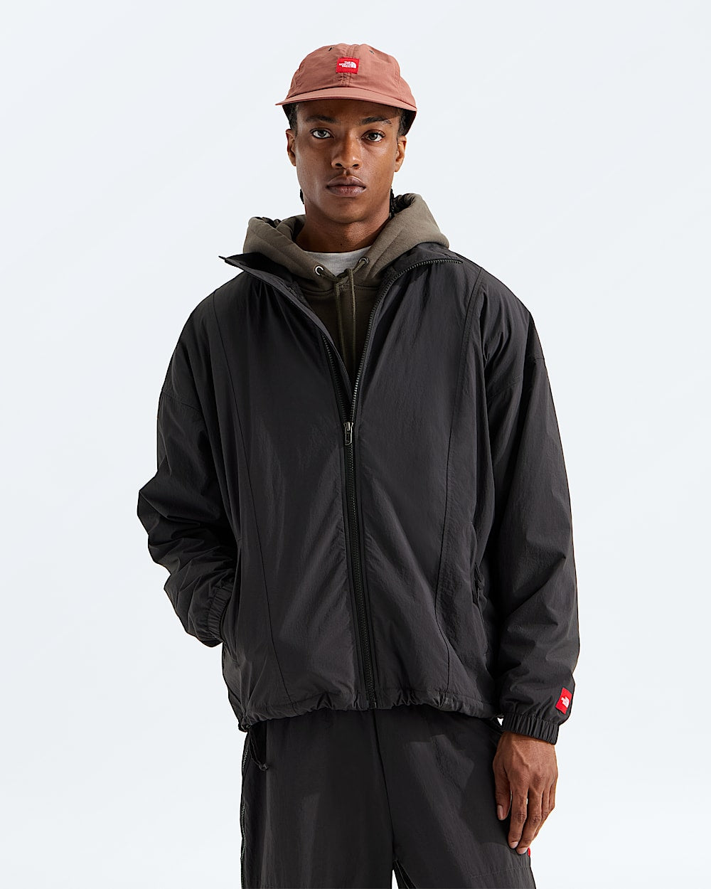 Unisex TNF™ Red Box Nylon Fleece-Lined Jacket