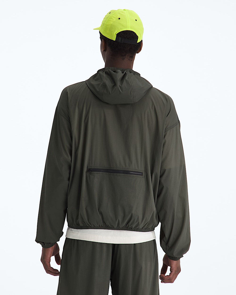 Unisex TNF™ Red Box Packable Hooded Wind Jacket