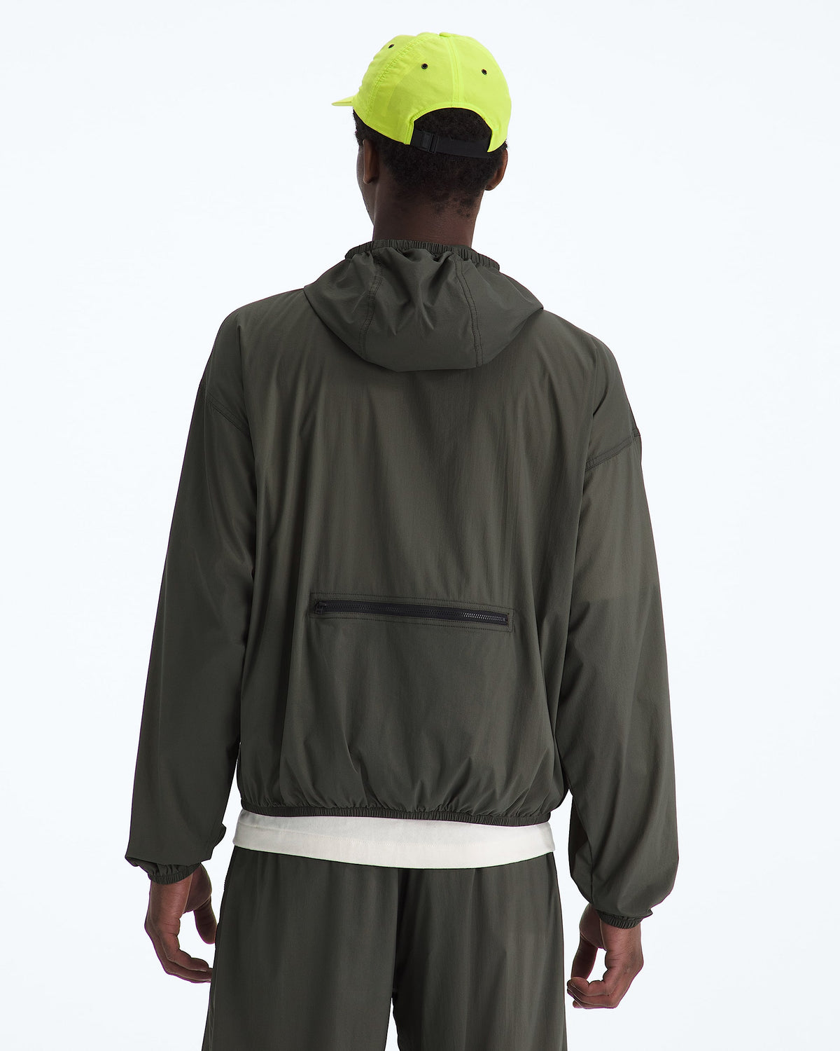 Unisex TNF™ Red Box Packable Hooded Wind Jacket