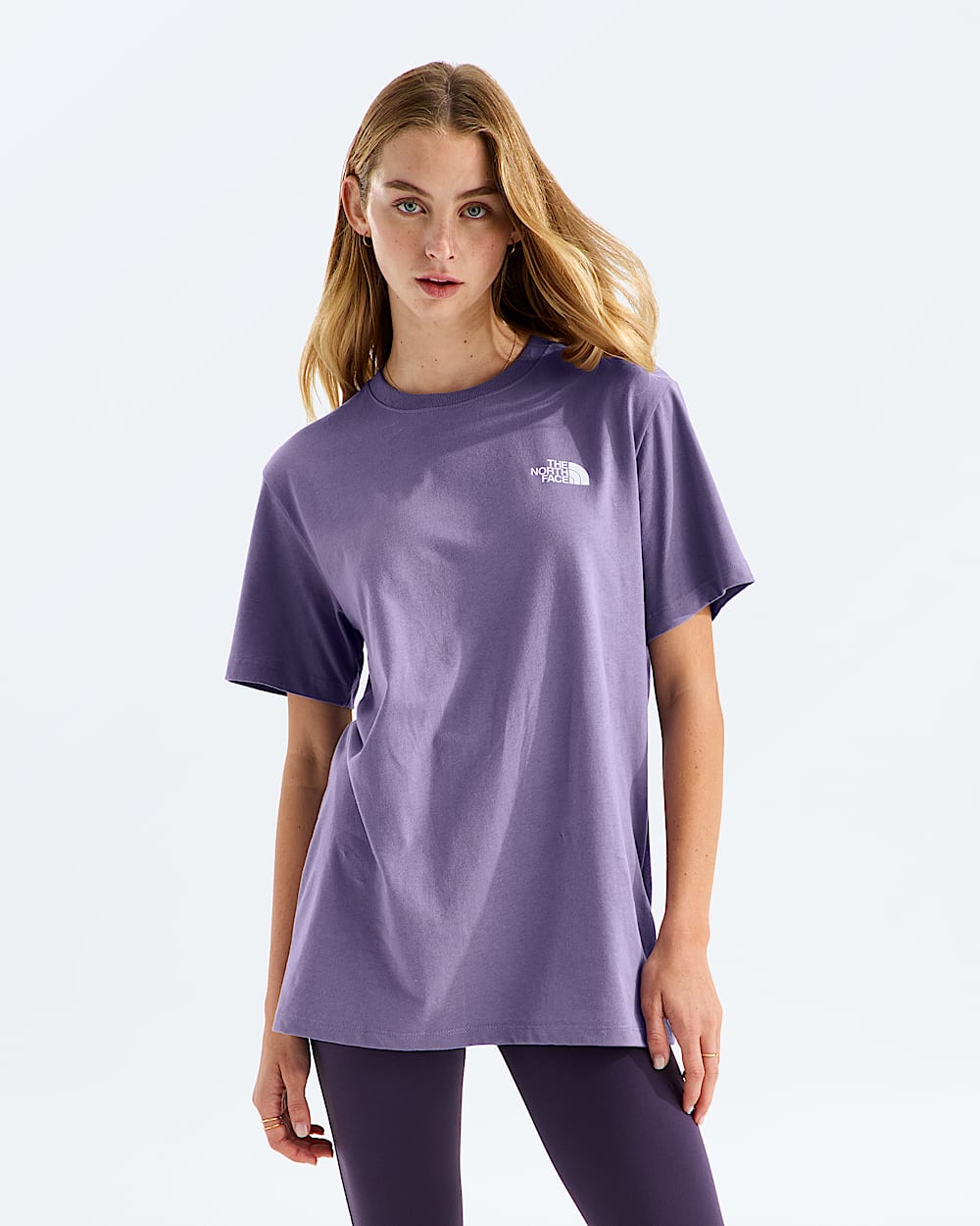 Women’s Evolution Moon Florals Print Box NSE Relaxed Short-Sleeve Tee