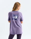 Women’s Evolution Moon Florals Print Box NSE Relaxed Short-Sleeve Tee