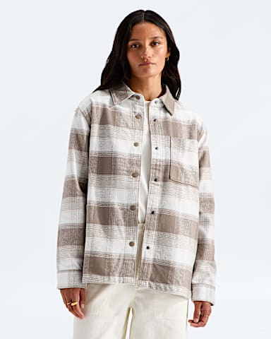 Women’s Forest Flannel Long-Sleeve Shacket
